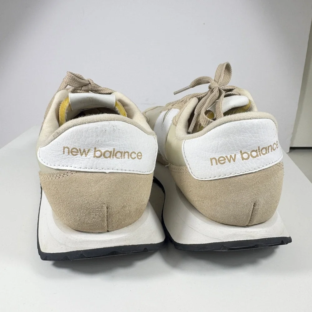 New Balance 237 Sneakers Womens 7 Moonbeam Beige Suede Low Top WS237YB